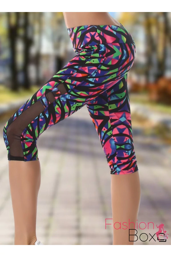 2 részes terep mintás fitness együttes Top + leggings / cicanadrág