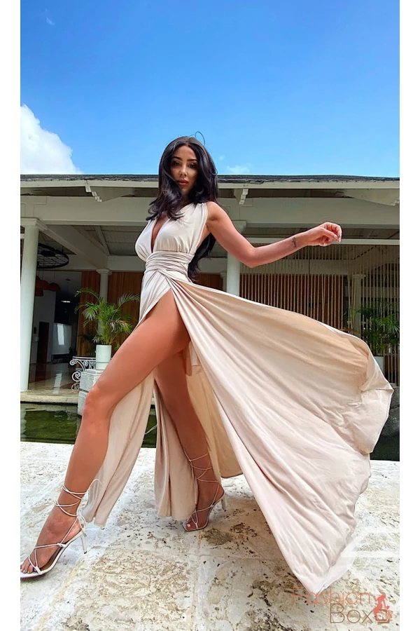 Bézs infinity maxi ruha