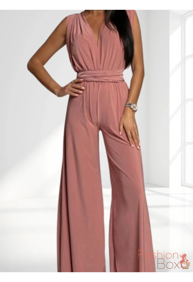 Púder rózsaszín infinity maxi overál